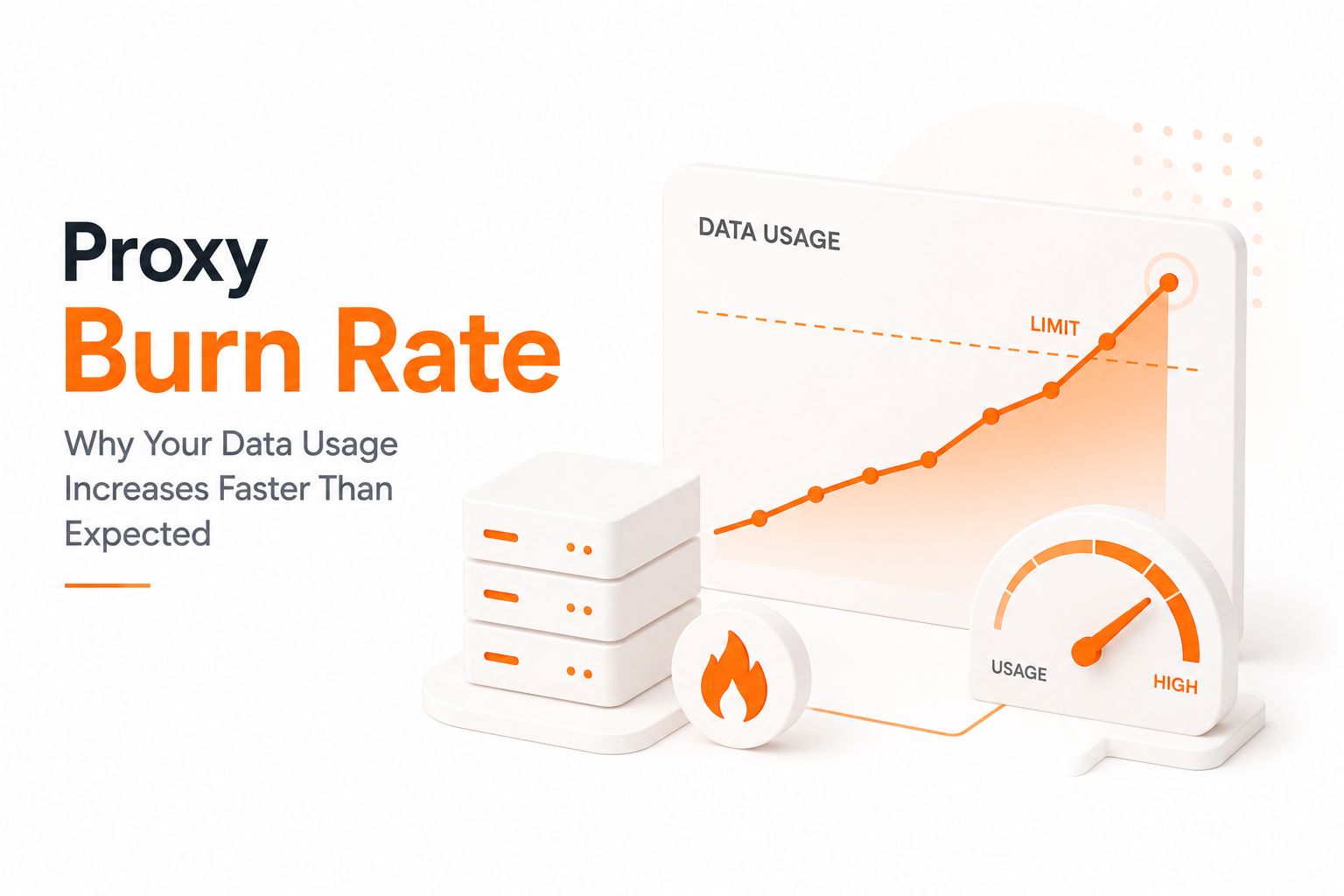 Proxy Burn Rate Explained: Why Your Data Usage Increases Faster Than Expected